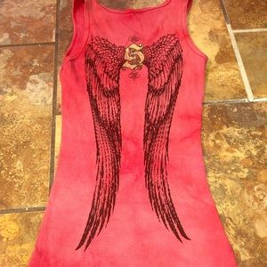 Sinful angel wing tank